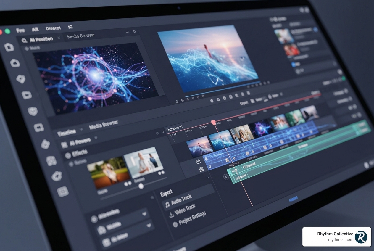 AI video generation software interface - Creative video producers