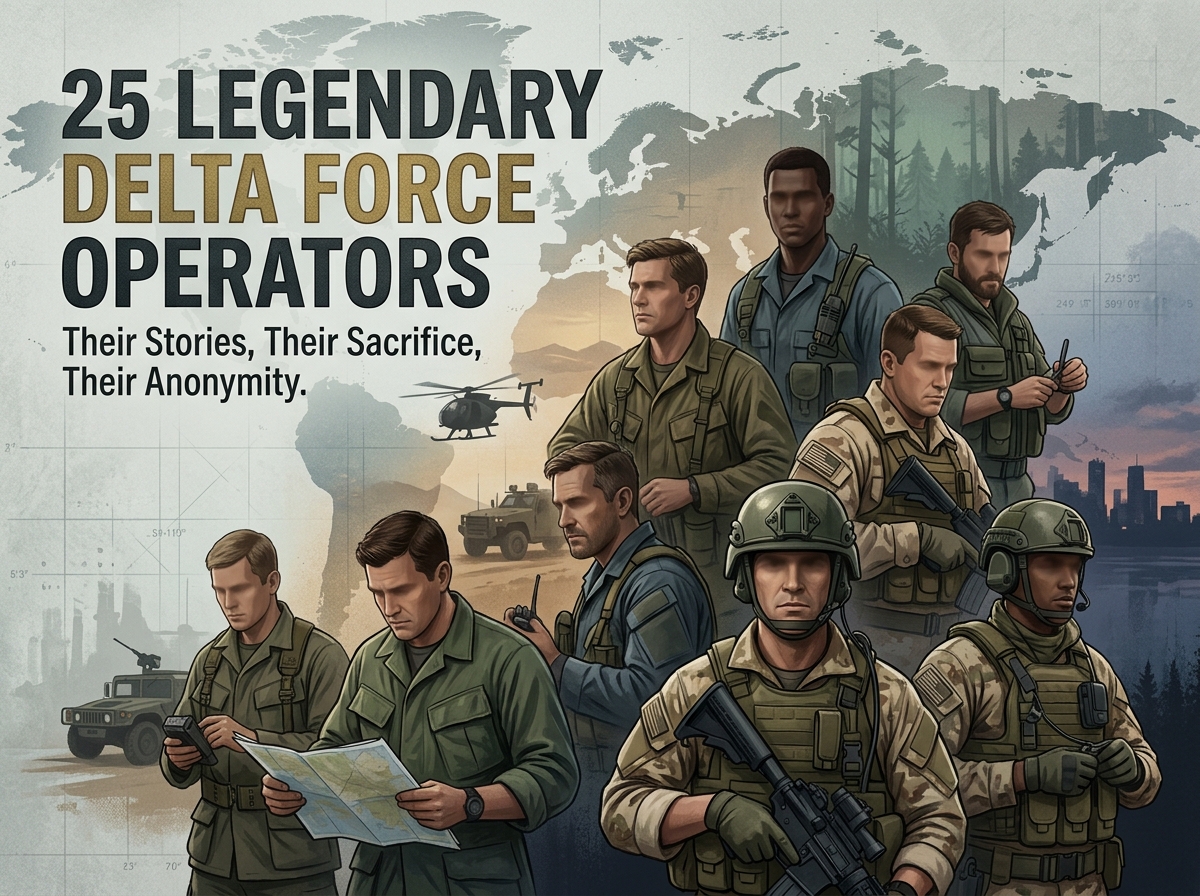 Delta Force operators in full tactical gear on mission - 25 Famous Army Delta Force Operators You May Never Know 