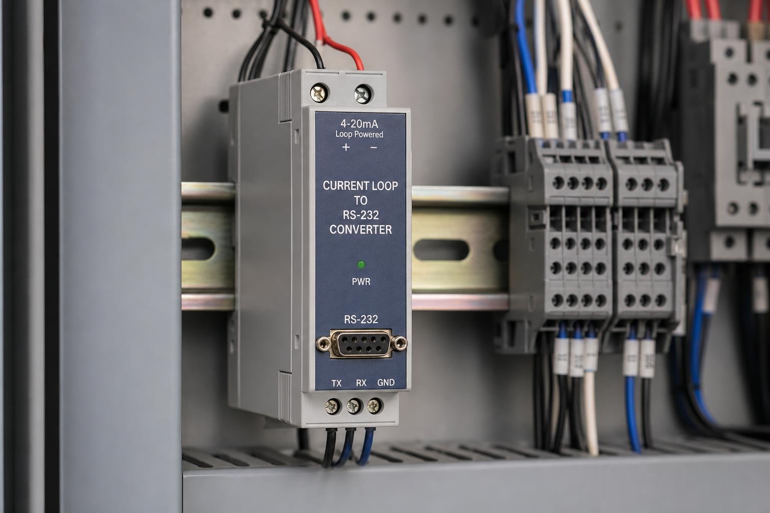 Ensuring Precision with Industrial Measurement and Control Equipment 4 DIN-rail mounted current loop converter