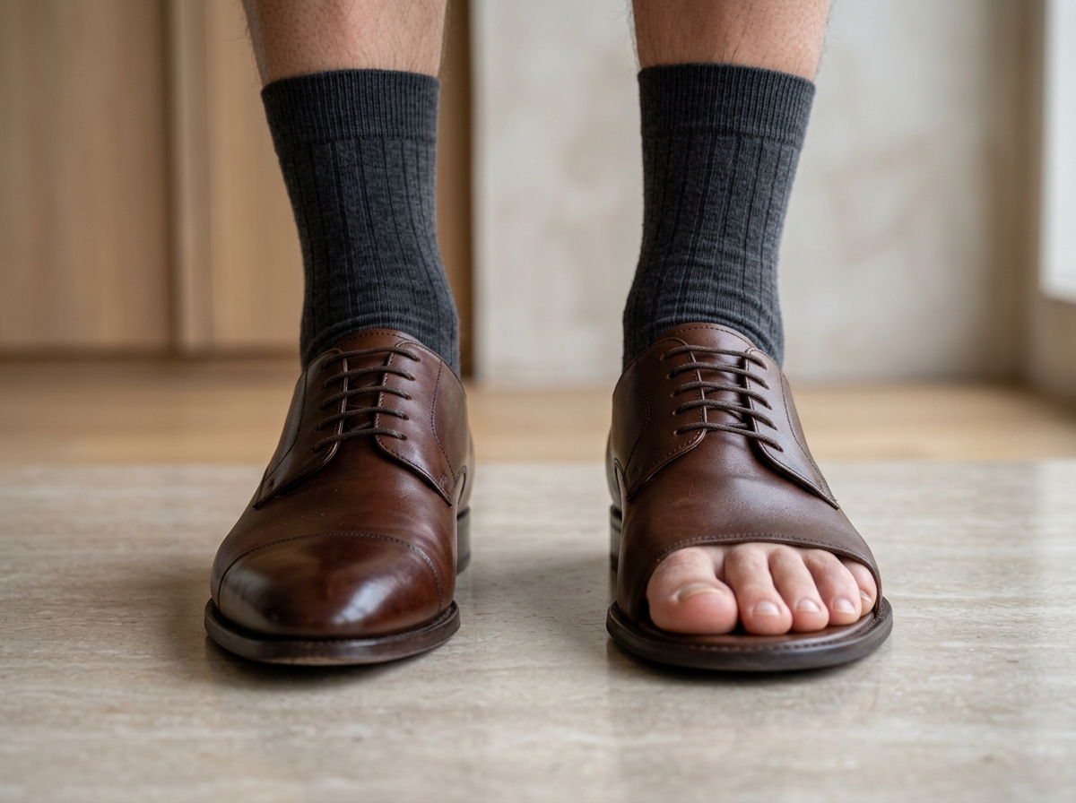 natural toe splay in wide toe box shoes - dress shoes wide toe box