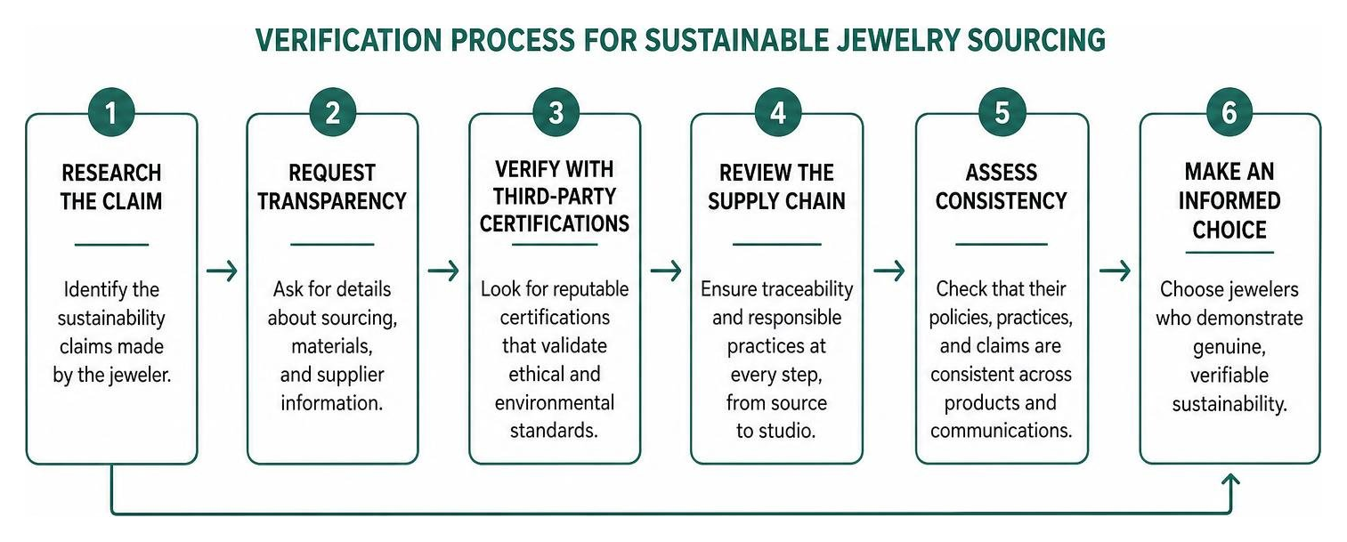 Verification process for sustainable jewelry sourcing Verification process for sustainable jewelry sourcing