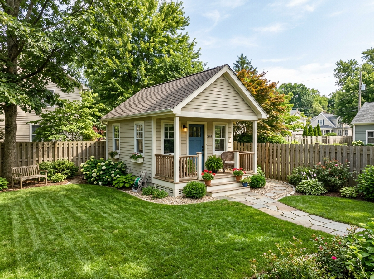 A detached backyard cottage in a residential neighborhood - in-law suite additions A detached backyard cottage in a residential neighborhood - in-law suite additions