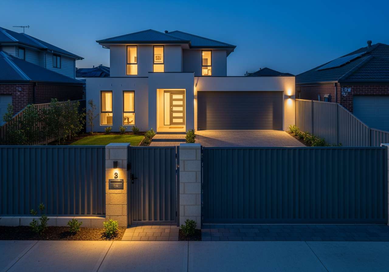 Infographic explaining the layers of home security, from the perimeter to the interior - Home Security