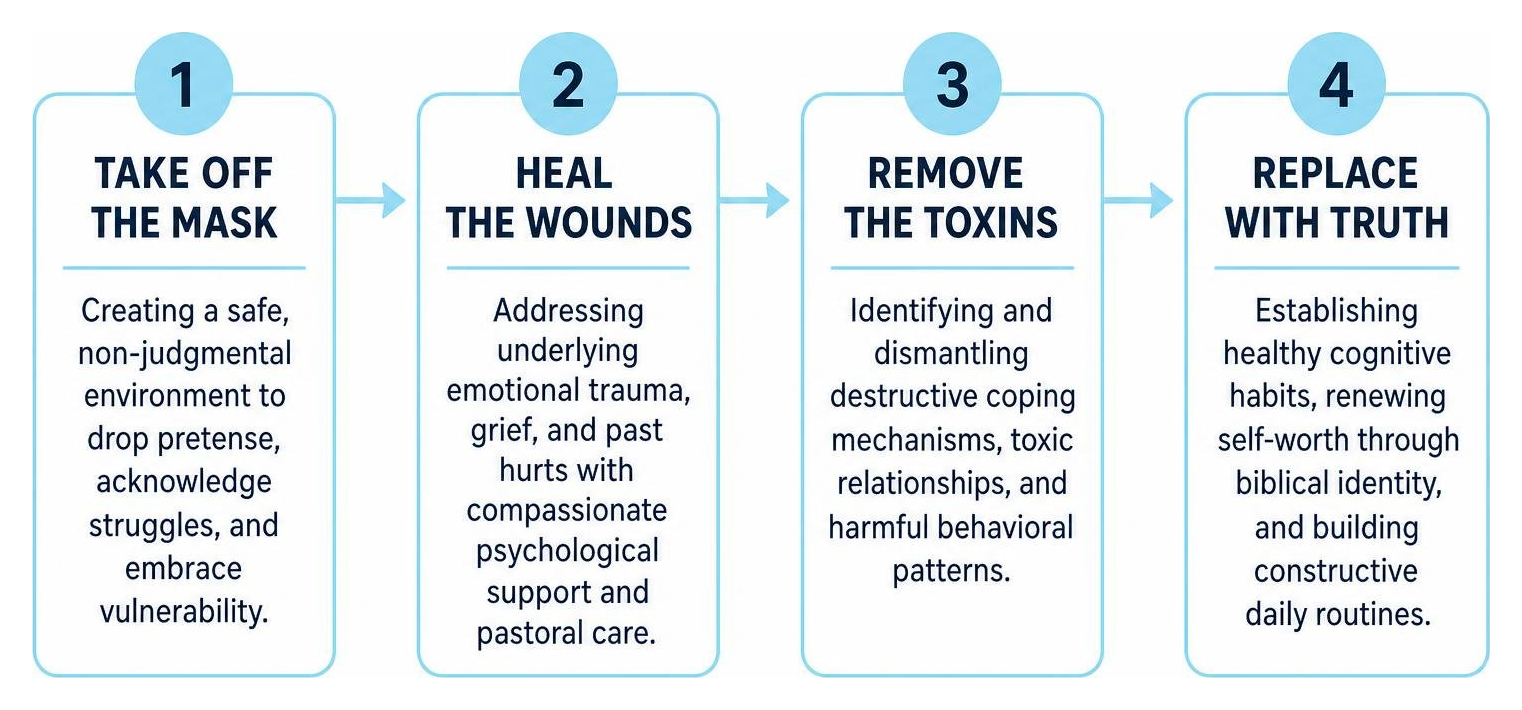 Four stages of the Counseling Blueprint recovery framework Four stages of the Counseling Blueprint recovery framework