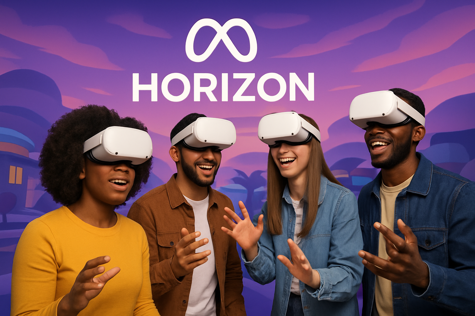 Meta Horizon virtual reality experience with influencers - facebook influencer marketing