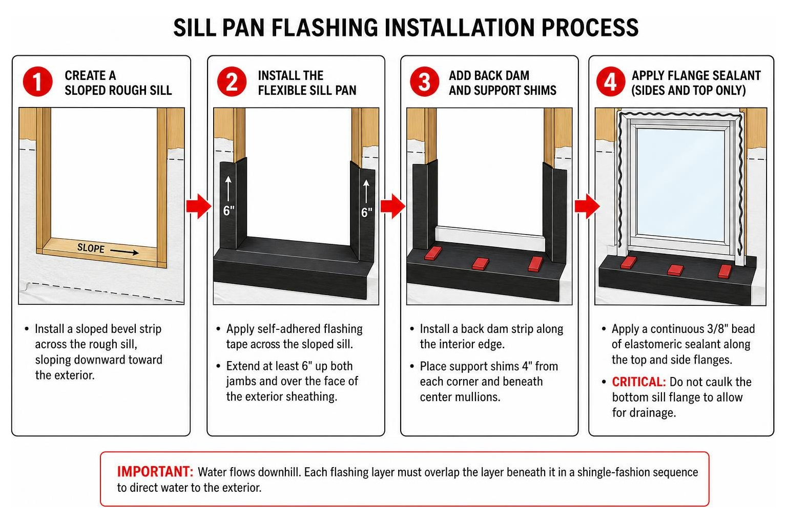 sill pan flashing installation process sill pan flashing installation process