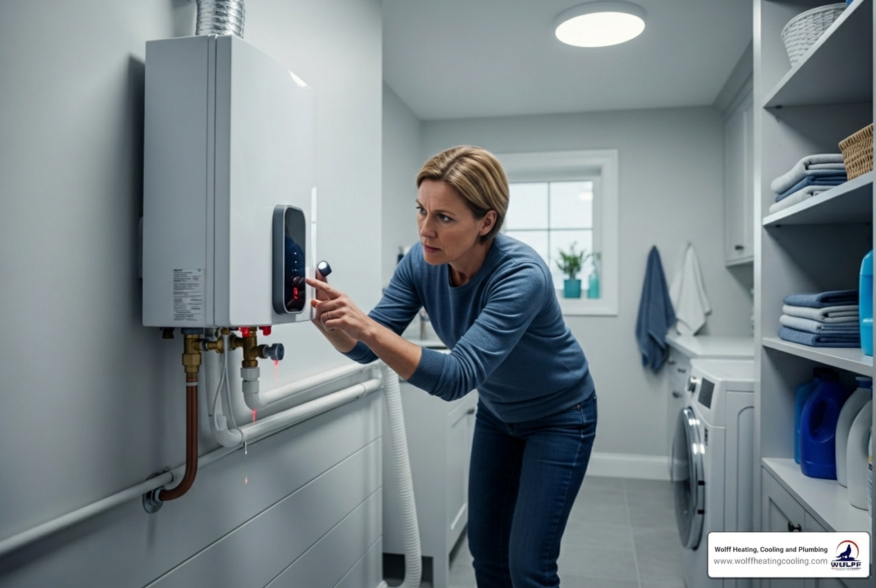 Infographic explaining the common signs that your tankless water heater needs immediate service - 24 hour tankless water heater maintenance in bernalillo, nm Infographic explaining the common signs that your tankless water heater needs immediate service - 24 hour tankless water heater maintenance in bernalillo, nm