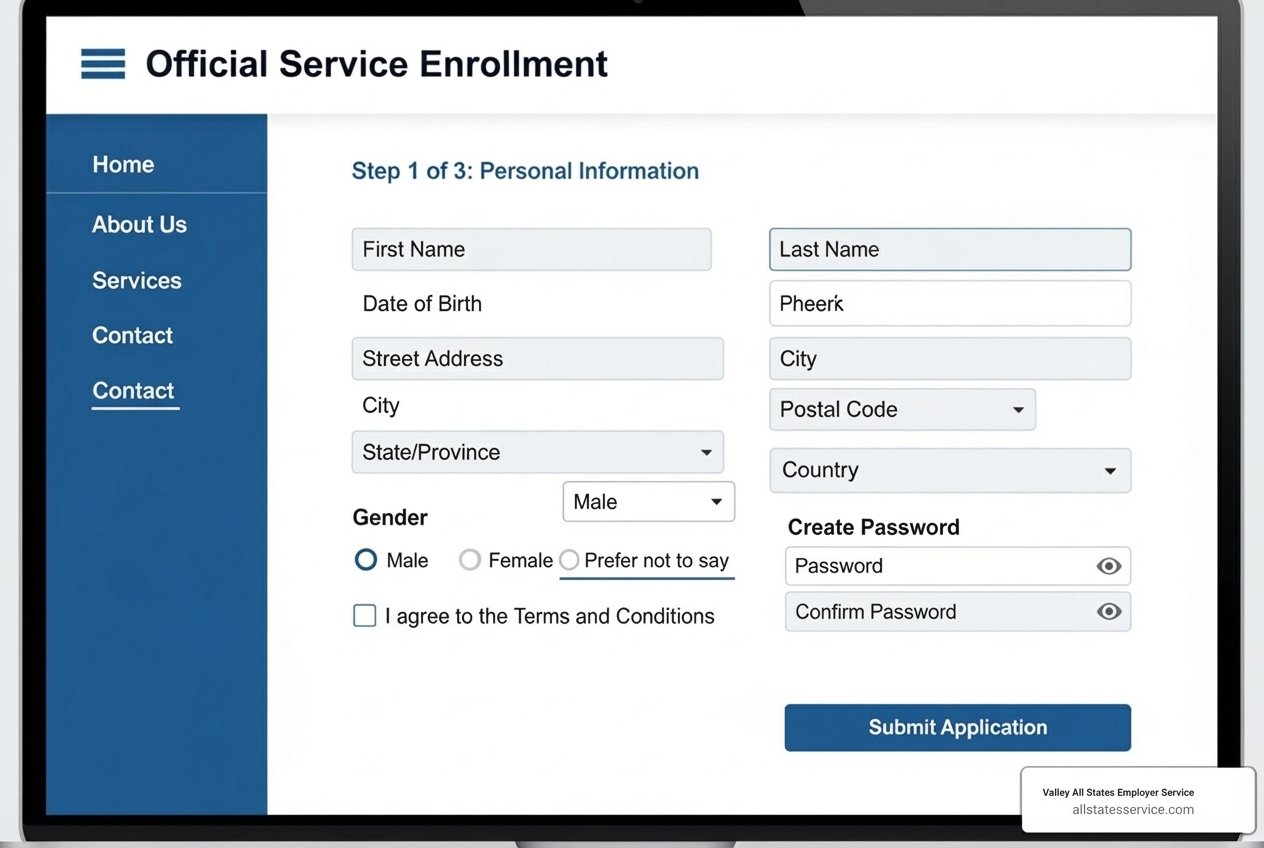 E-Verify enrollment webpage - uscis e verify employer