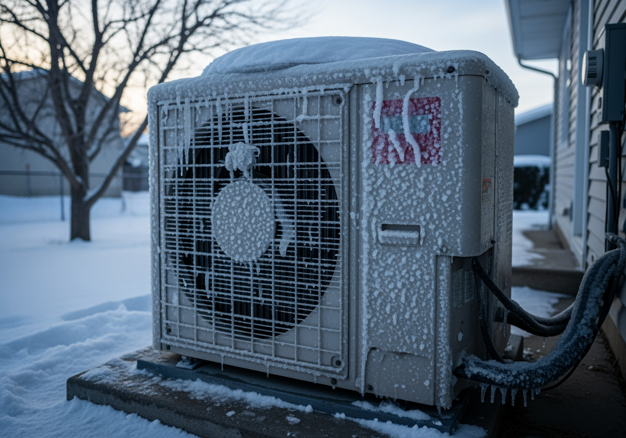 infographic showing the five most common signs that indicate a need for heat pump repair in Fishers IN including unusual noises, inconsistent temperatures, high energy bills, frequent cycling, and ice buildup on coils - heat pump repair in Fishers, IN infographic showing the five most common signs that indicate a need for heat pump repair in Fishers IN including unusual noises, inconsistent temperatures, high energy bills, frequent cycling, and ice buildup on coils - heat pump repair in Fishers, IN