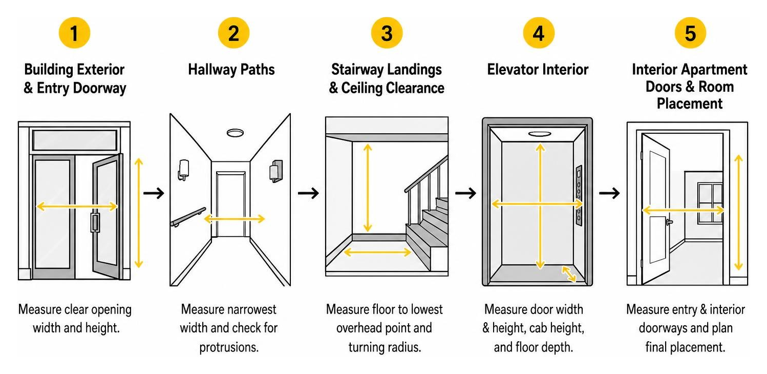 5 Checkpoints Diagram: Exterior Entry to Interior Room Placement 5 Checkpoints Diagram: Exterior Entry to Interior Room Placement