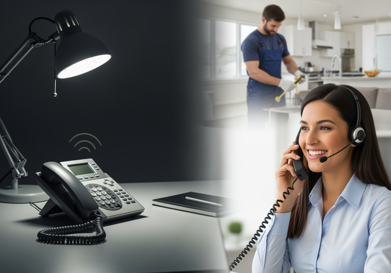 infographic showing lead journey from missed call to professionally handled call - professional call handling that converts leads in Grand Rapids, MI