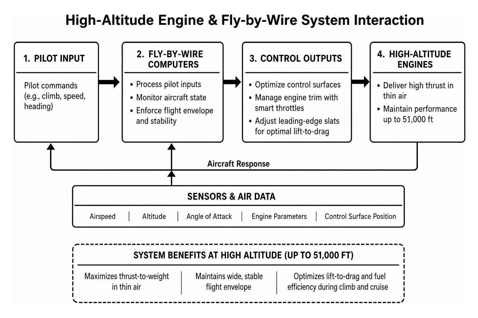 high altitude engine and fly by wire system interaction high altitude engine and fly by wire system interaction