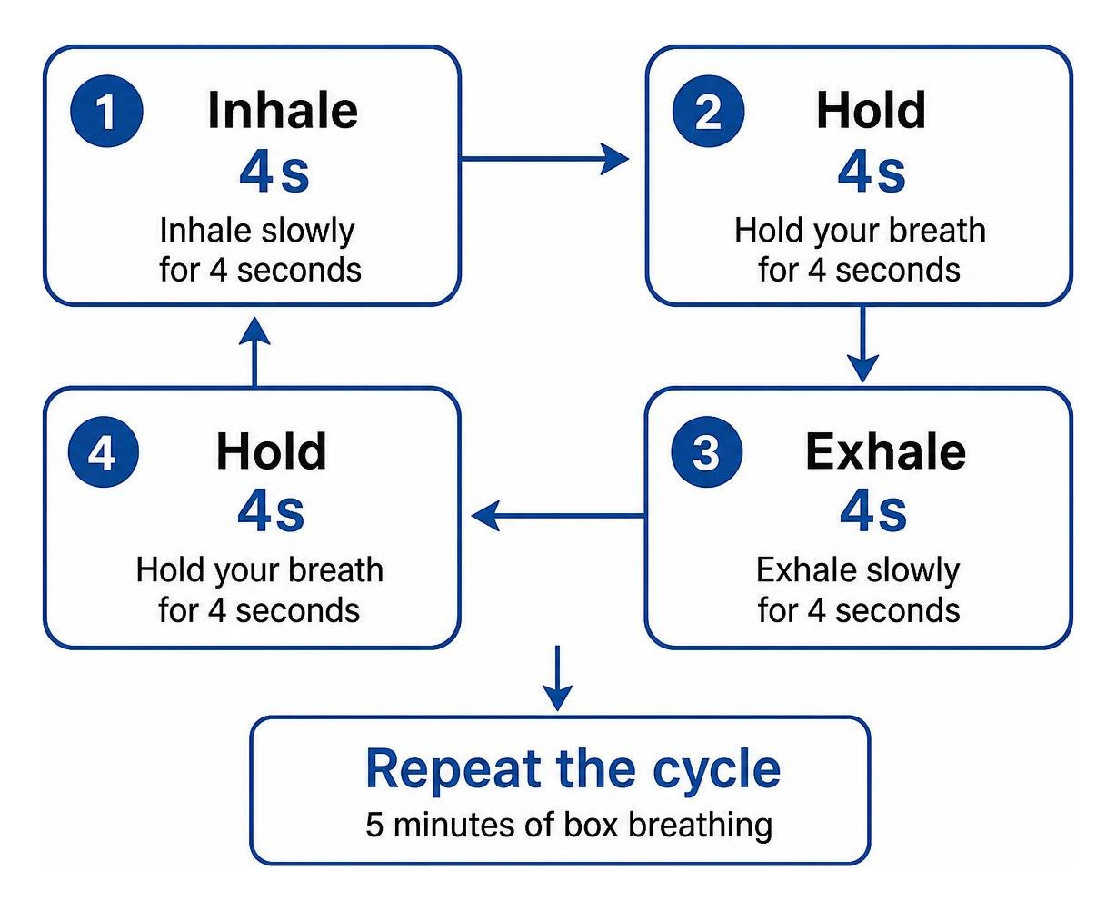 box breathing step-by-step cycle box breathing step-by-step cycle