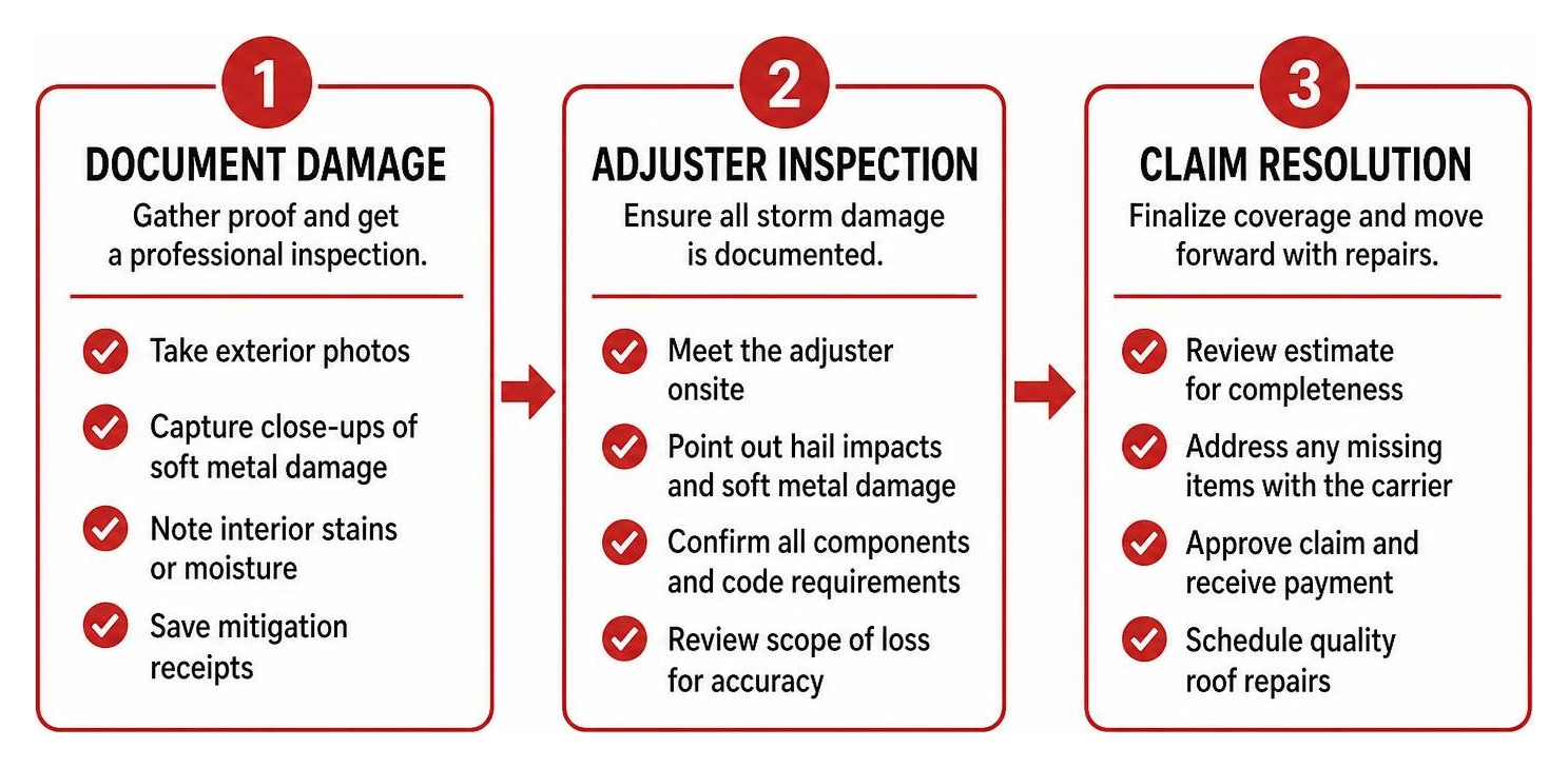 hail damage insurance claim process flow hail damage insurance claim process flow