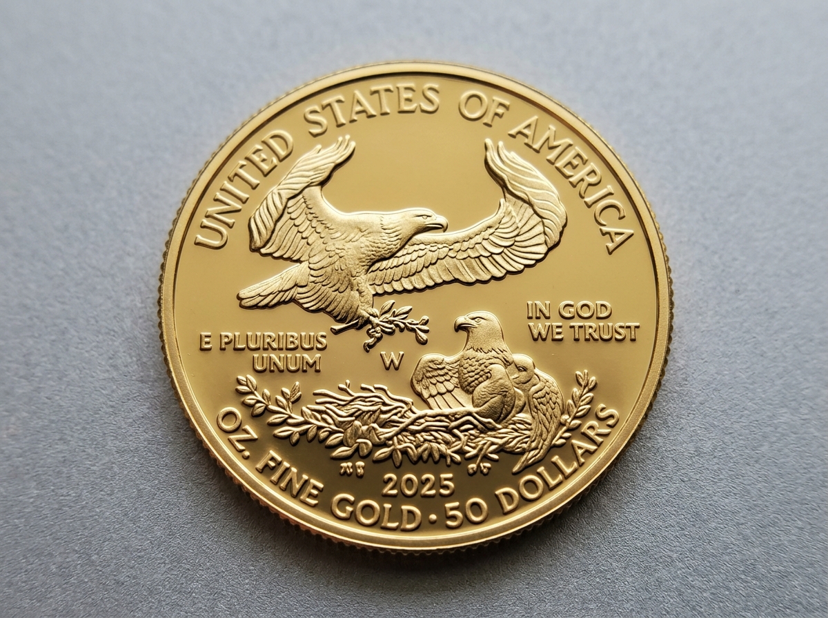 The West Point "W" mint mark on a 2025 Gold Eagle Proof coin - american eagle 2025 gold proof four coin set 21ef The West Point "W" mint mark on a 2025 Gold Eagle Proof coin - american eagle 2025 gold proof four coin set 21ef