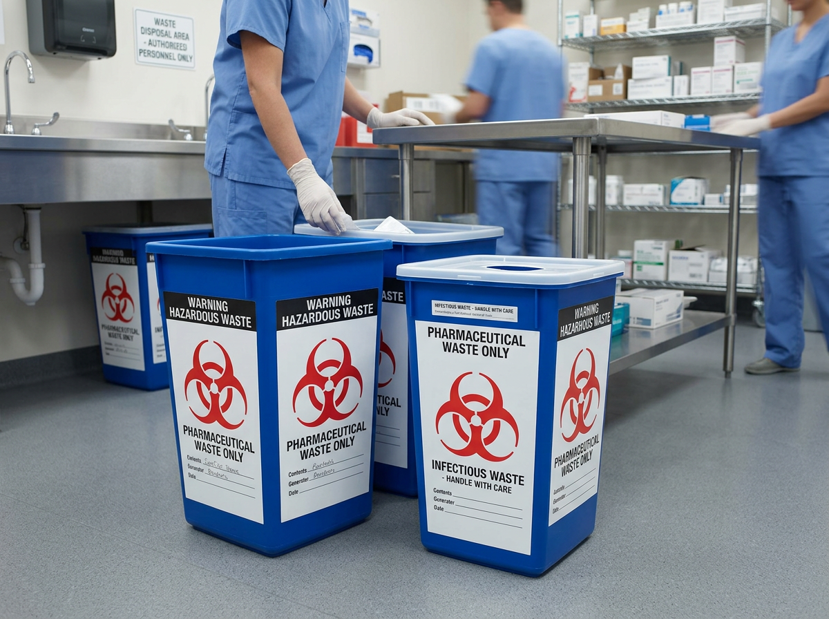 compliant pharmaceutical waste containers