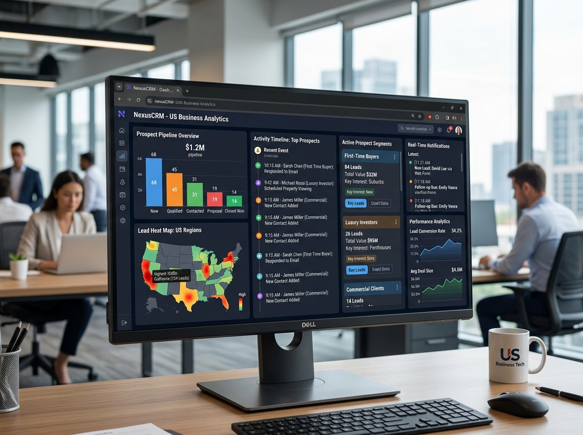 Segmented CRM dashboard showing lead heat maps and activity - automated lead nurturing Segmented CRM dashboard showing lead heat maps and activity - automated lead nurturing
