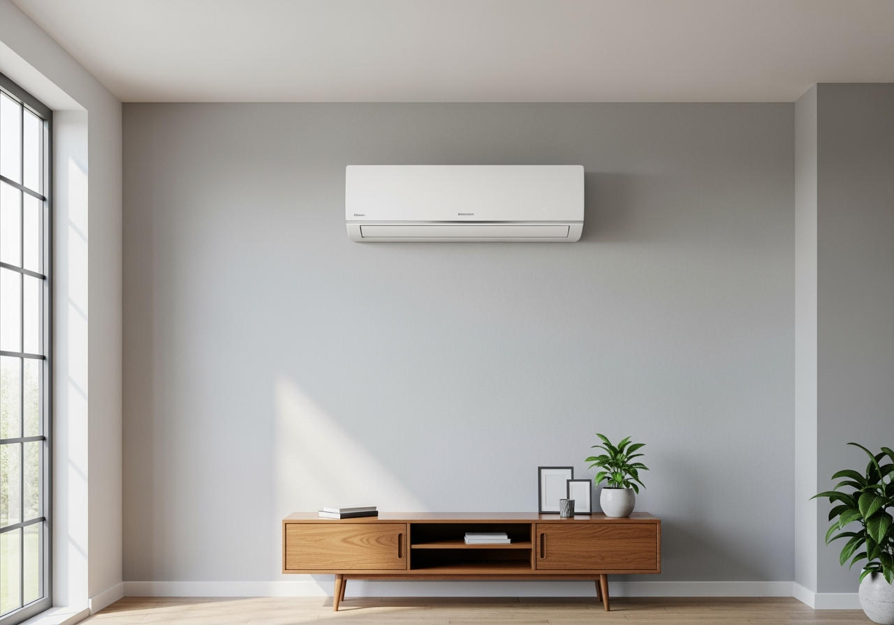 optimal wall AC placement - mounted wall air conditioner