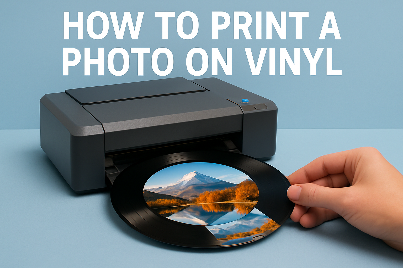 Software interface showing photo editing for vinyl printing - how to print a photo on vinyl