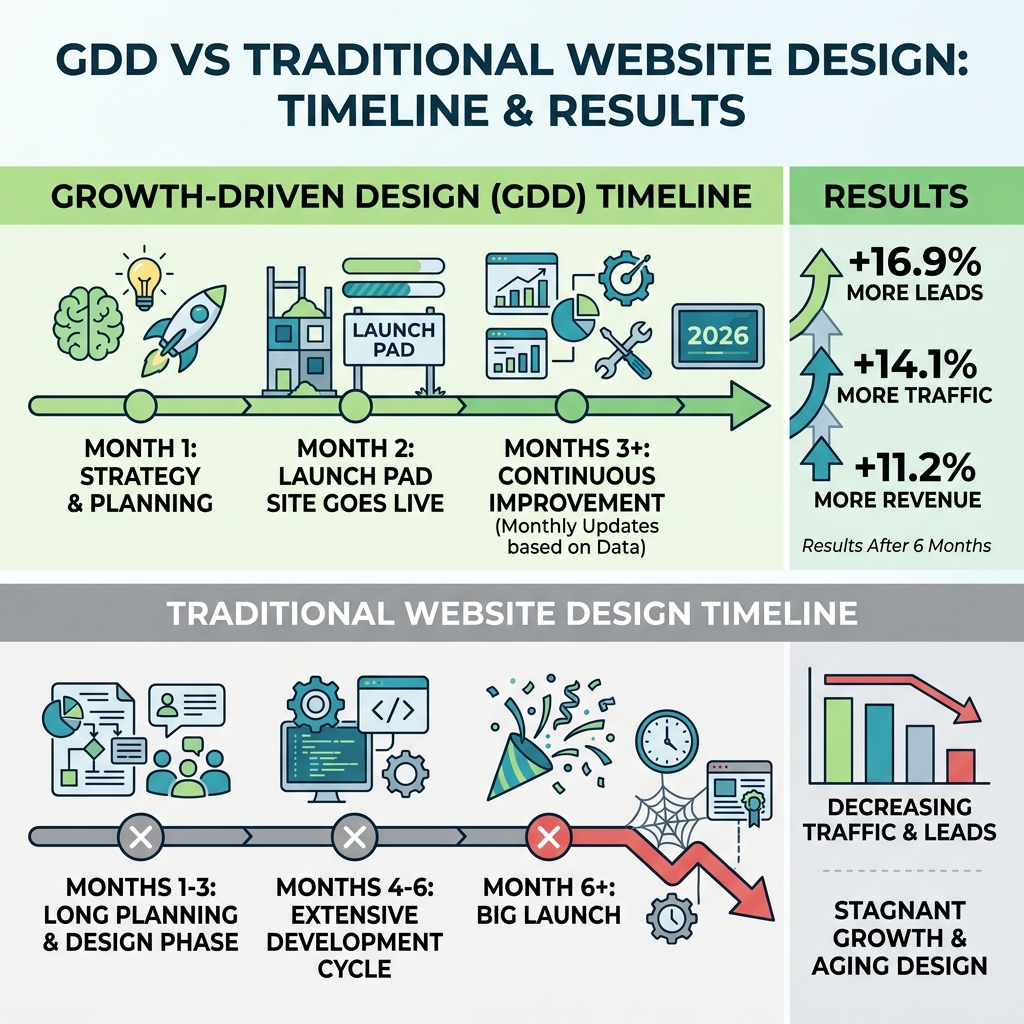 Gdd Vs Add Growth Driven Website Agency: 500% ROI in 2026