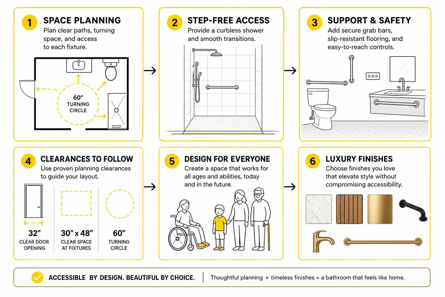 accessible bathroom design workflow from space planning to luxury finishes accessible bathroom design workflow from space planning to luxury finishes