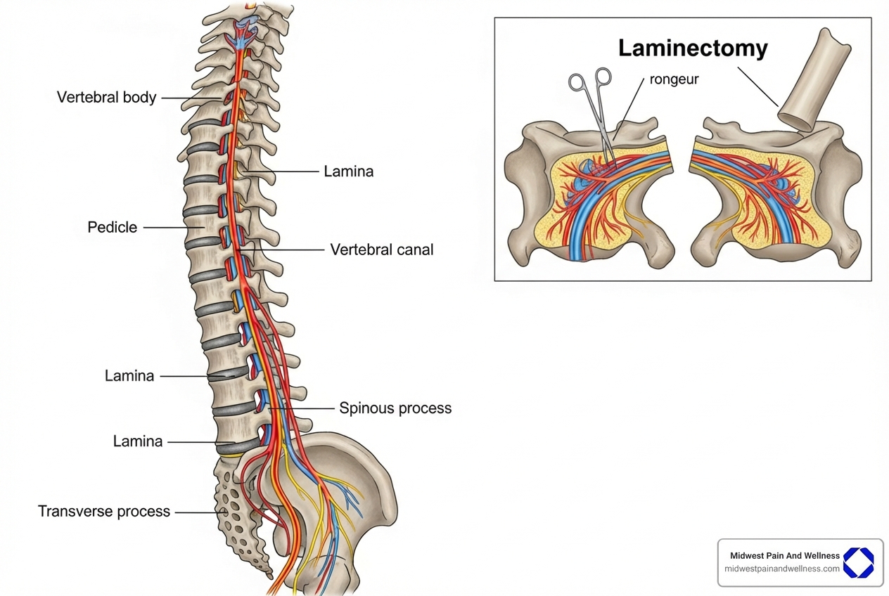 spinal anatomy and laminectomy - spinal cord stimulator for post laminectomy pain chicago ridge
