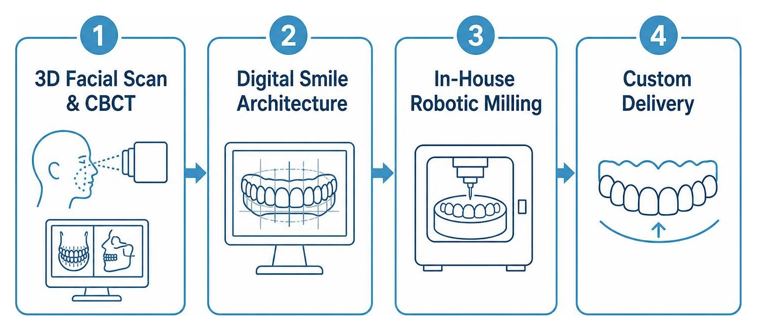 Step by step smile design workflow Step by step smile design workflow