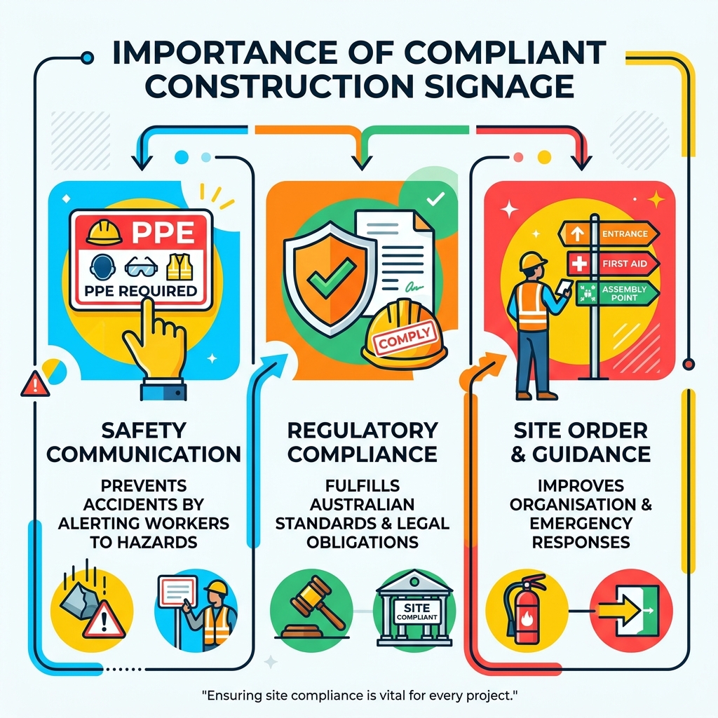 Importance of compliant construction signage for safety and legal requirements - Which local businesses manufacture durable