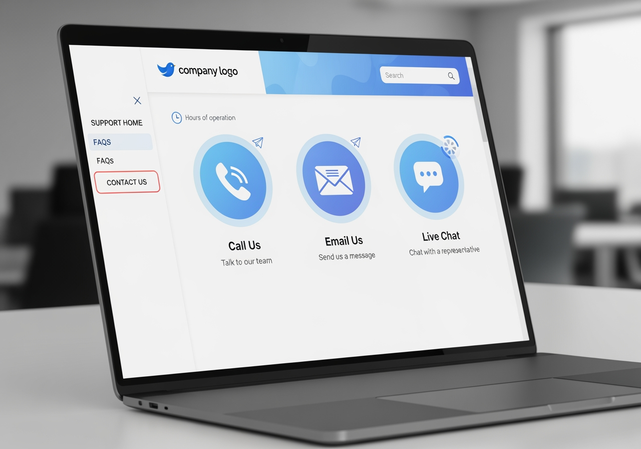 Customer service contact page - Vehicle ownership support