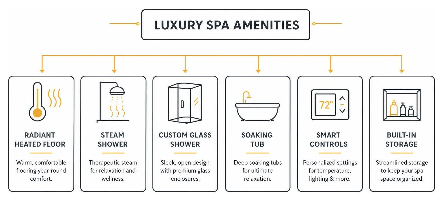 luxury spa amenities diagram luxury spa amenities diagram