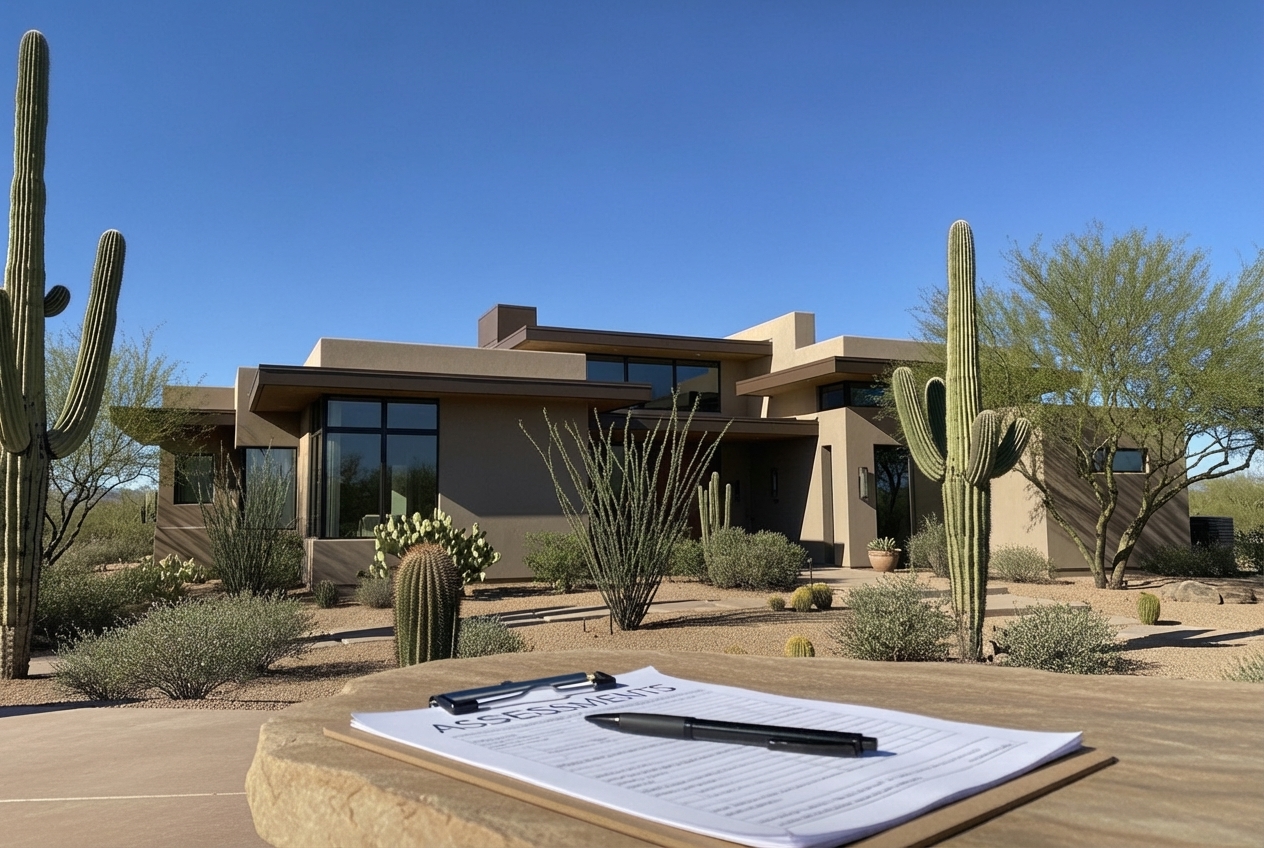 friendly adjuster shaking hands with a client in front of their Arizona home - public adjuster free consultation friendly adjuster shaking hands with a client in front of their Arizona home - public adjuster free consultation