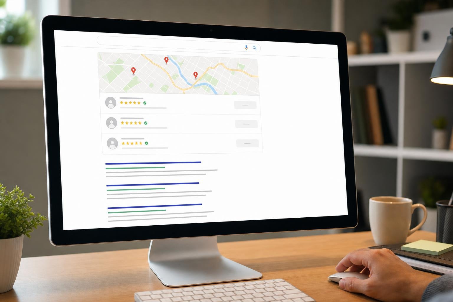 Google Local Services Ads and PPC search results layout