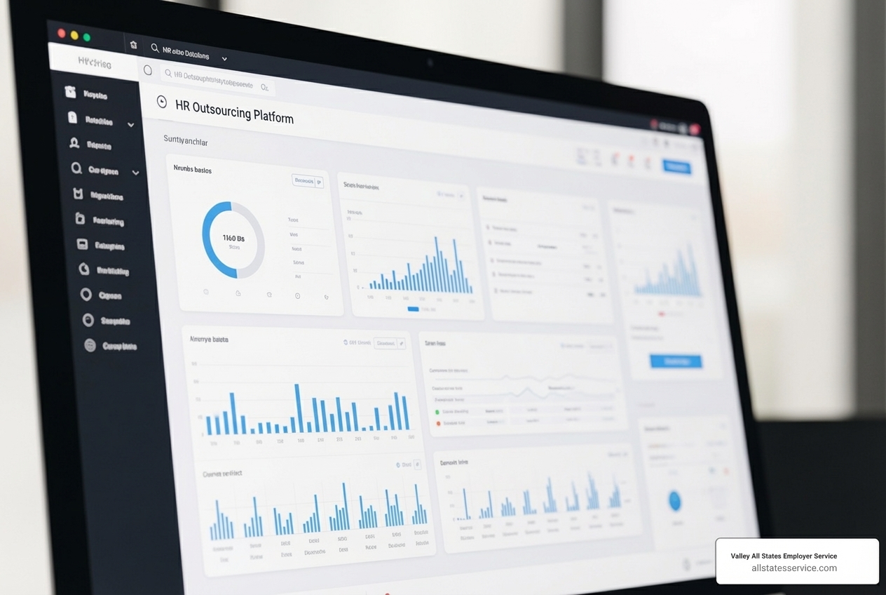 HR outsourcing platform dashboard - employee outsourcing services