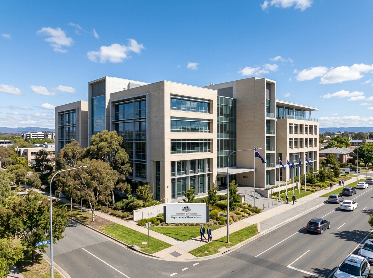 Australian Department of Home Affairs building in Canberra - oshc insurance australia