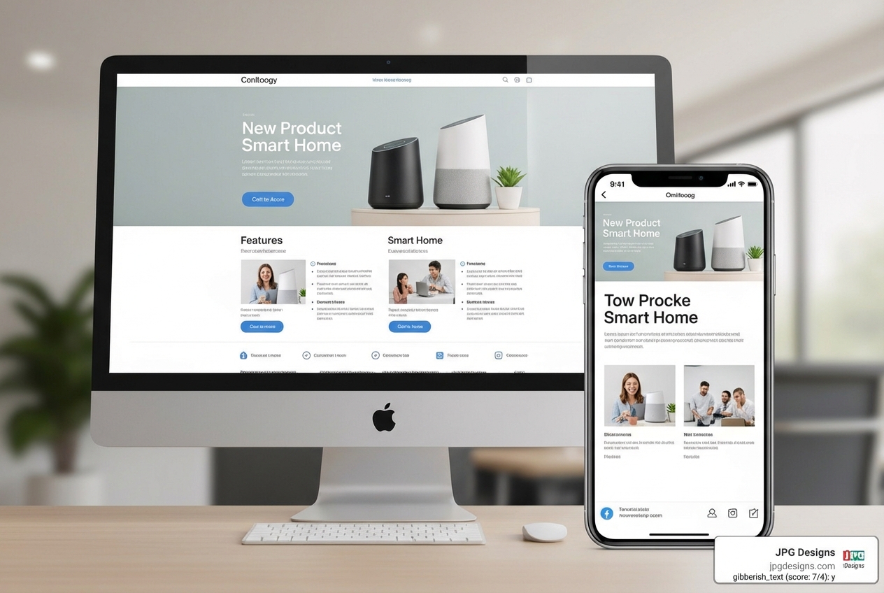 a well-designed, responsive marketing email on a phone and desktop - How email marketing works? a well-designed, responsive marketing email on a phone and desktop - How email marketing works?