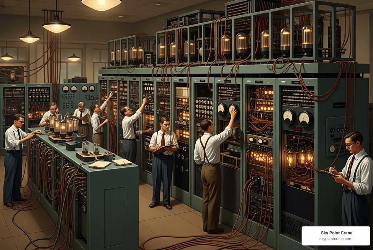 ENIAC computer - Data center facility ENIAC computer - Data center facility