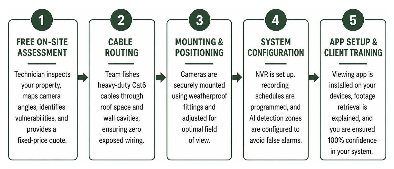 CCTV Installation Process Flowchart