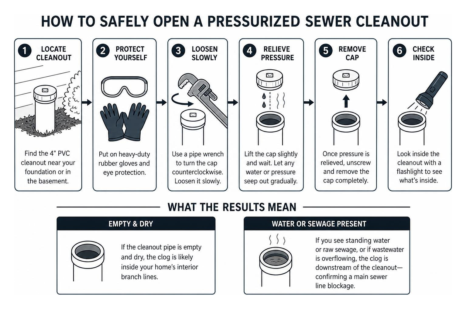 how to safely open a pressurized sewer cleanout diagram how to safely open a pressurized sewer cleanout diagram