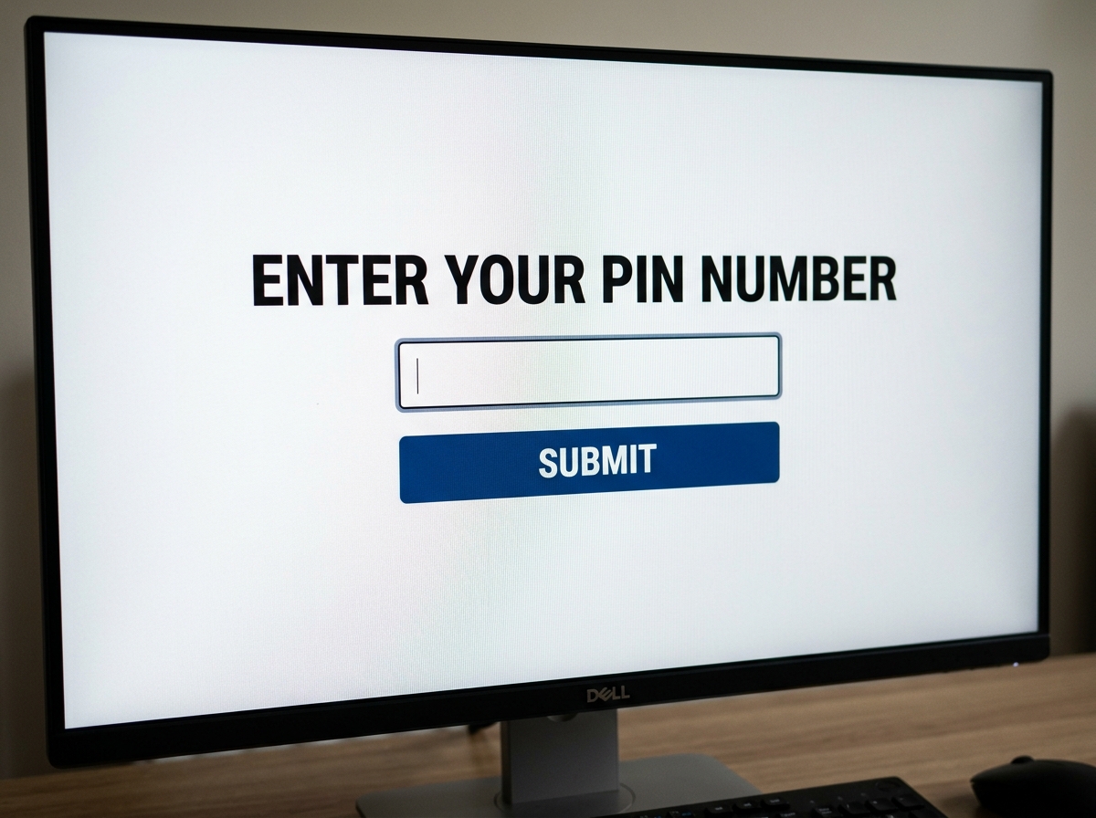 Suspicious website login screen asking for a PIN - verifyprize.com scam Suspicious website login screen asking for a PIN - verifyprize.com scam