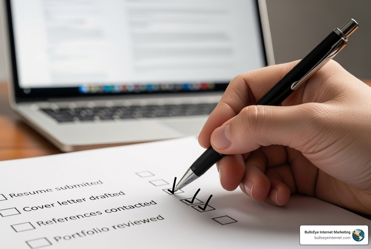 checklist for LSA application - google local service ads background check