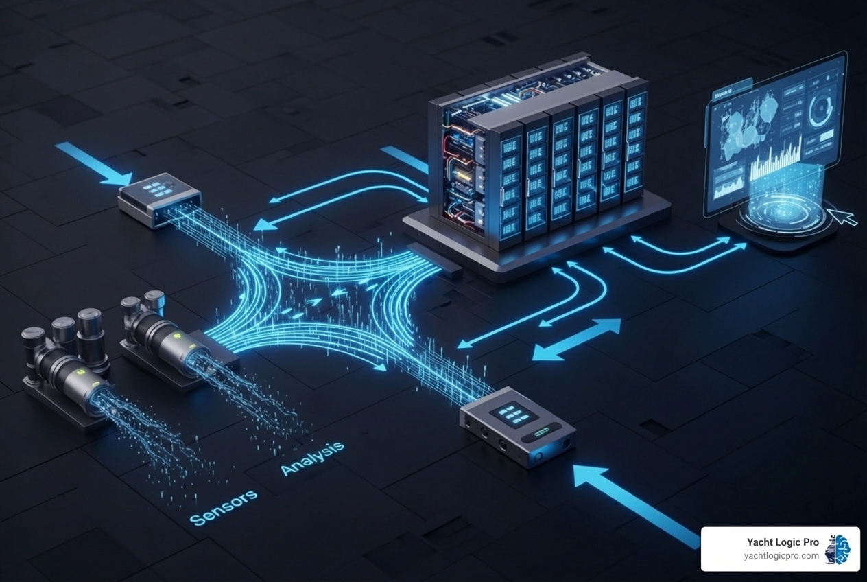 diagram showing the flow from data acquisition to decision-making in an IMS - Intelligent maintenance system diagram showing the flow from data acquisition to decision-making in an IMS - Intelligent maintenance system