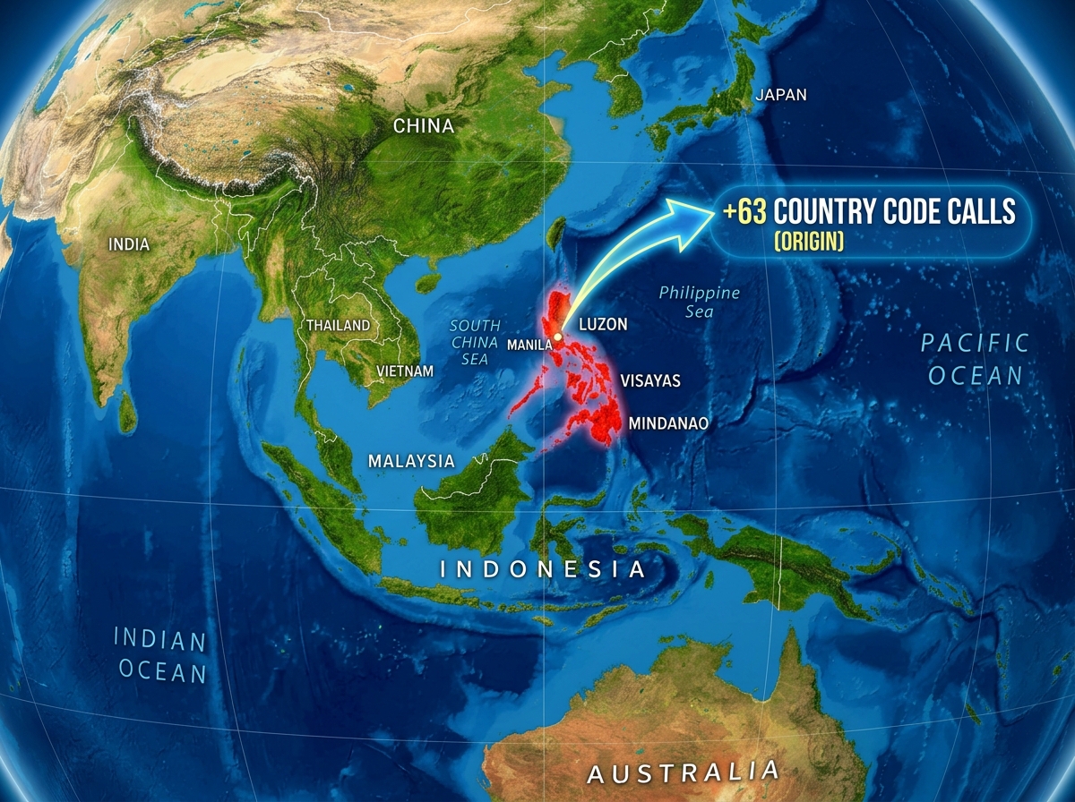 63 Country Code Scam: That +63 Missed Call Is a Trap | TempoMailUSA