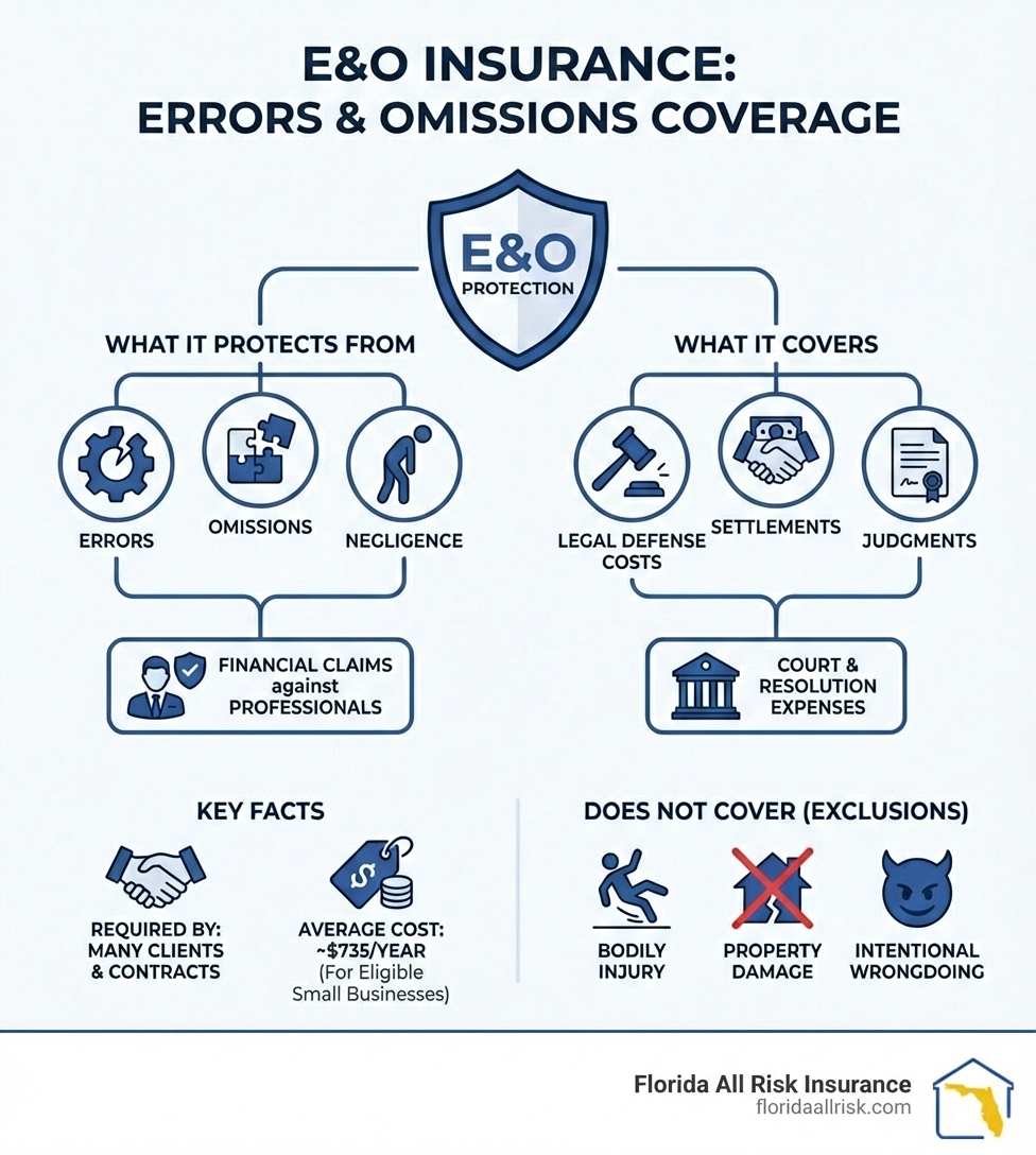 E&O Policy: Your 4-Step Crucial Guide