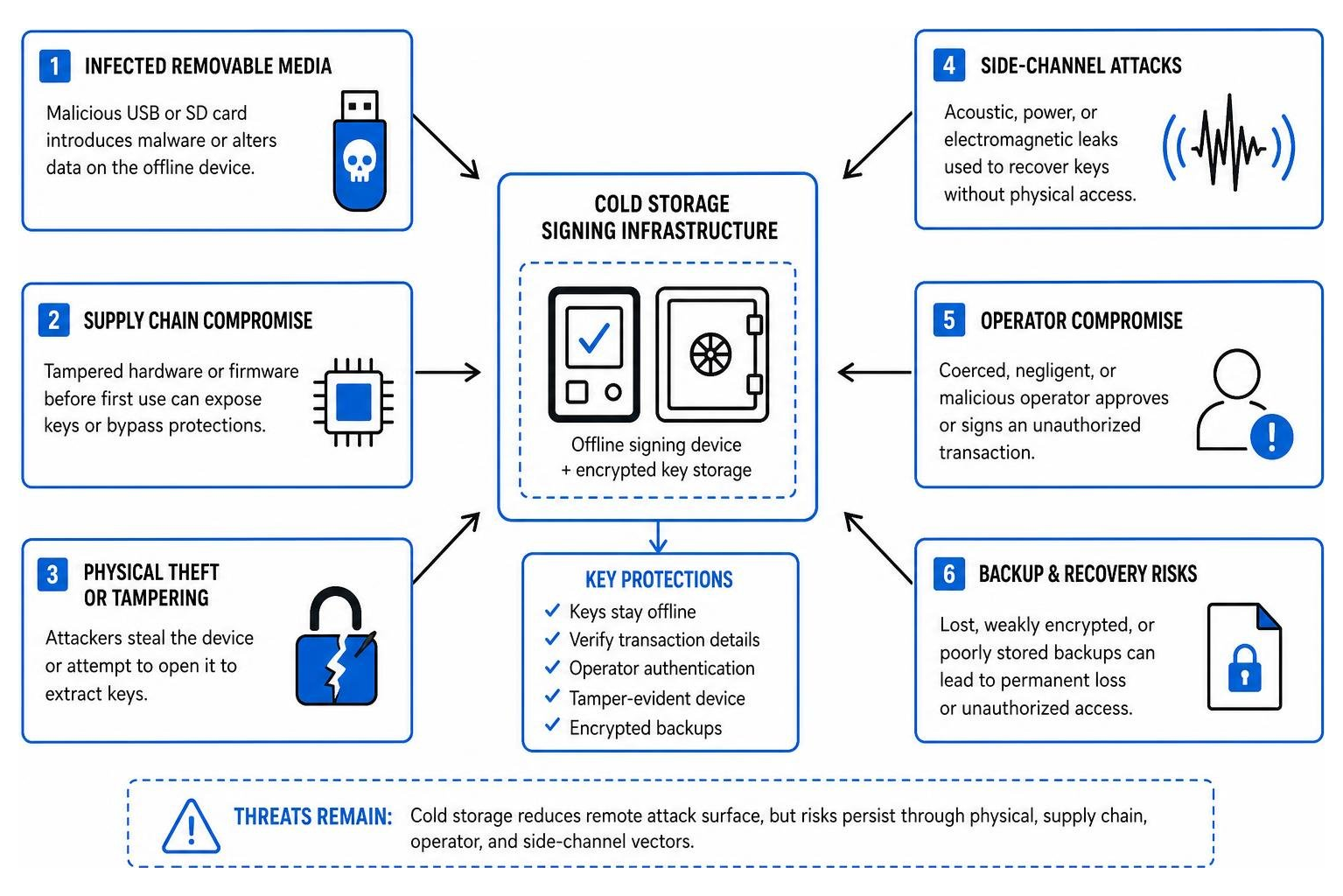 threat vectors attacking cold storage signing infrastructure threat vectors attacking cold storage signing infrastructure
