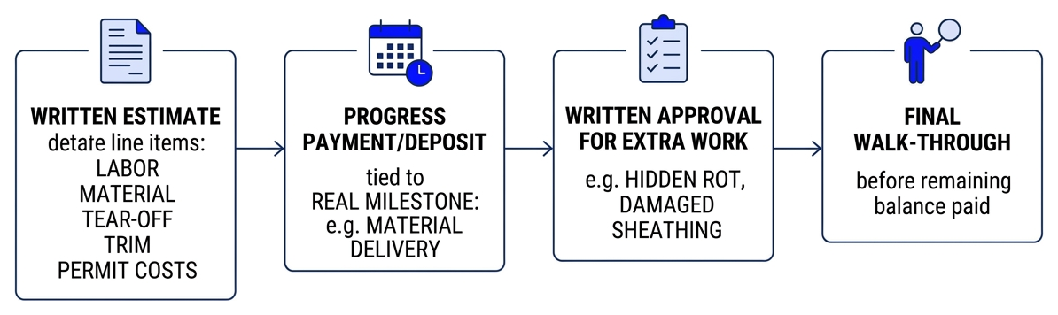 Step by step project estimation and billing cycle framework Step by step project estimation and billing cycle framework