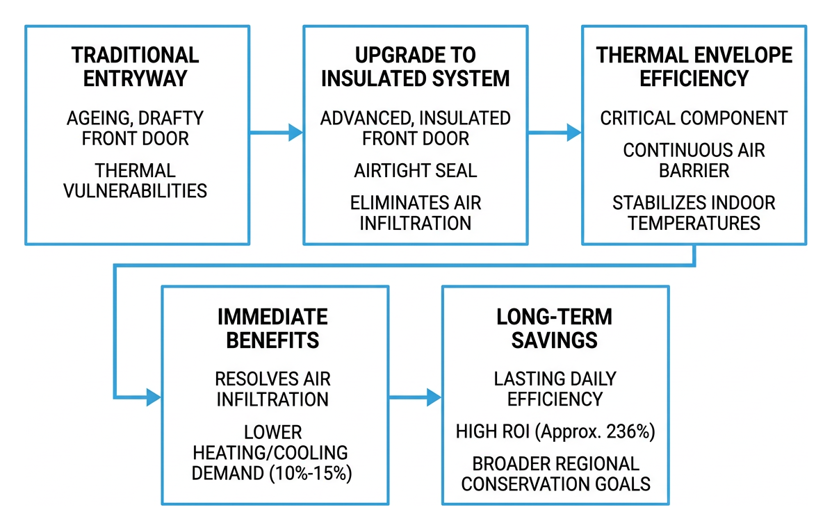 Energy savings and thermal envelope efficiency Energy savings and thermal envelope efficiency