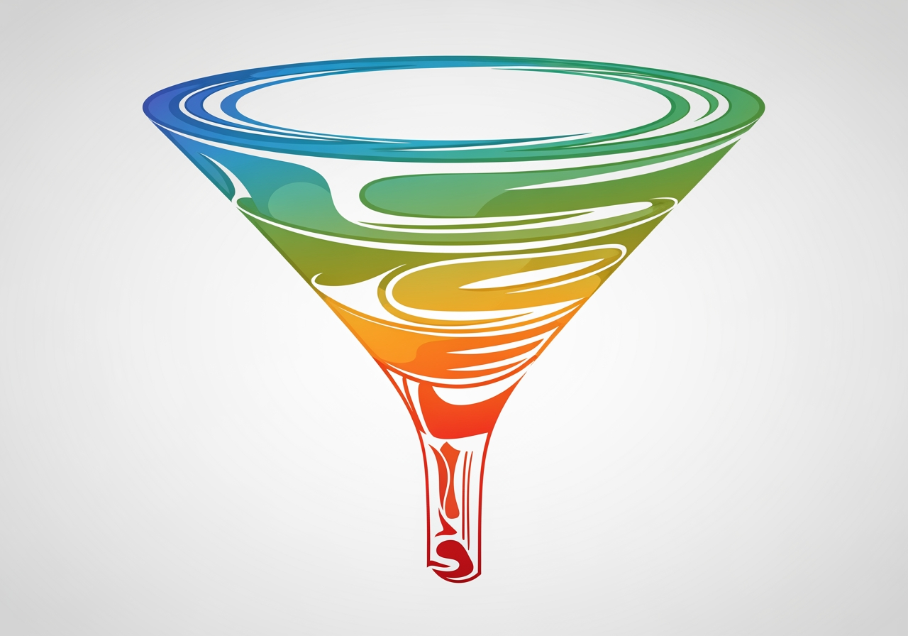marketing funnel diagram adapted for a creator campaign, showing stages from awareness to conversion - influencer marketing firm los angeles