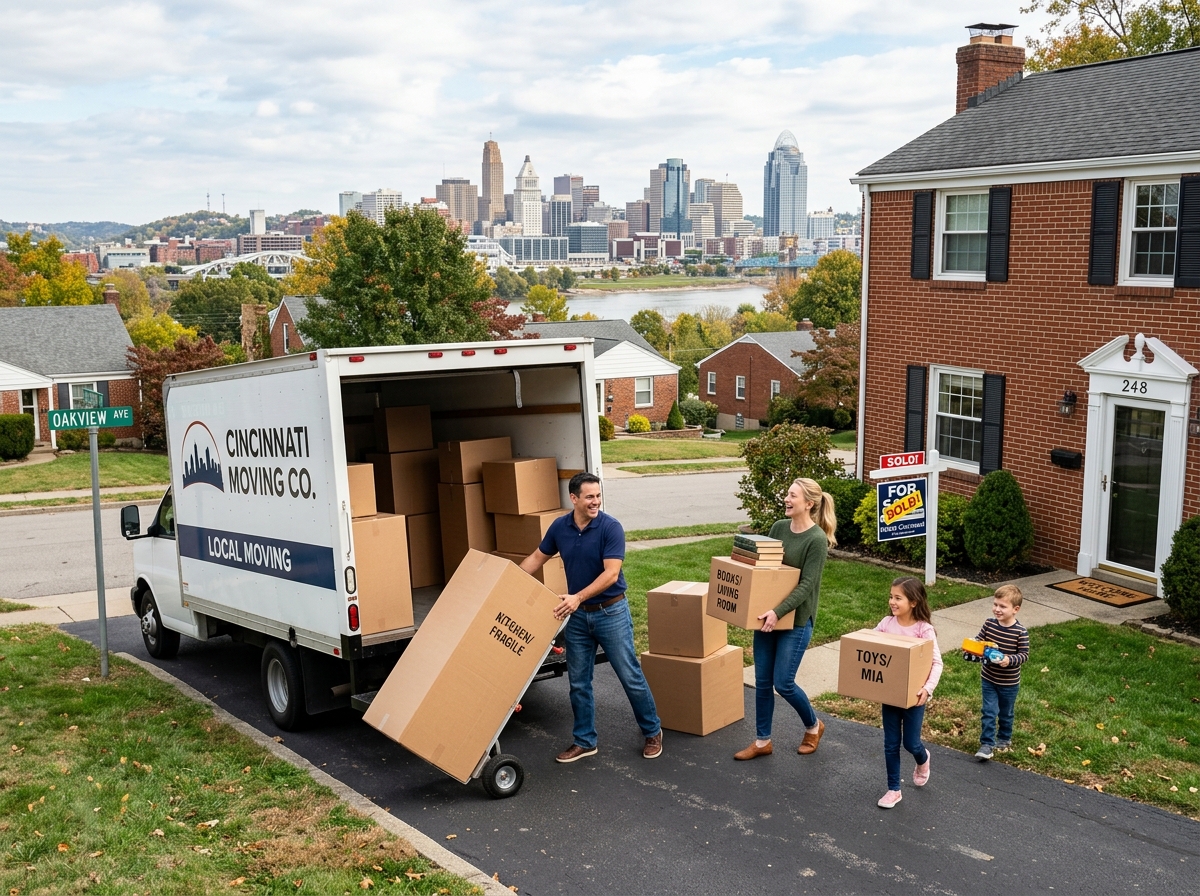 Family moving into a new Cincinnati home - credit repair consultation cincinnati Family moving into a new Cincinnati home - credit repair consultation cincinnati