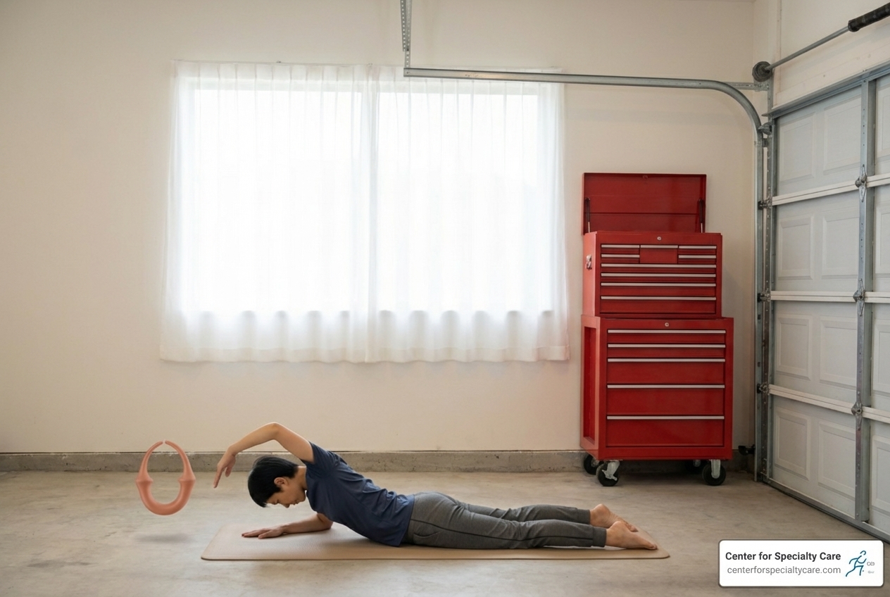Pendulum Stretch - Exercises for shoulder pain