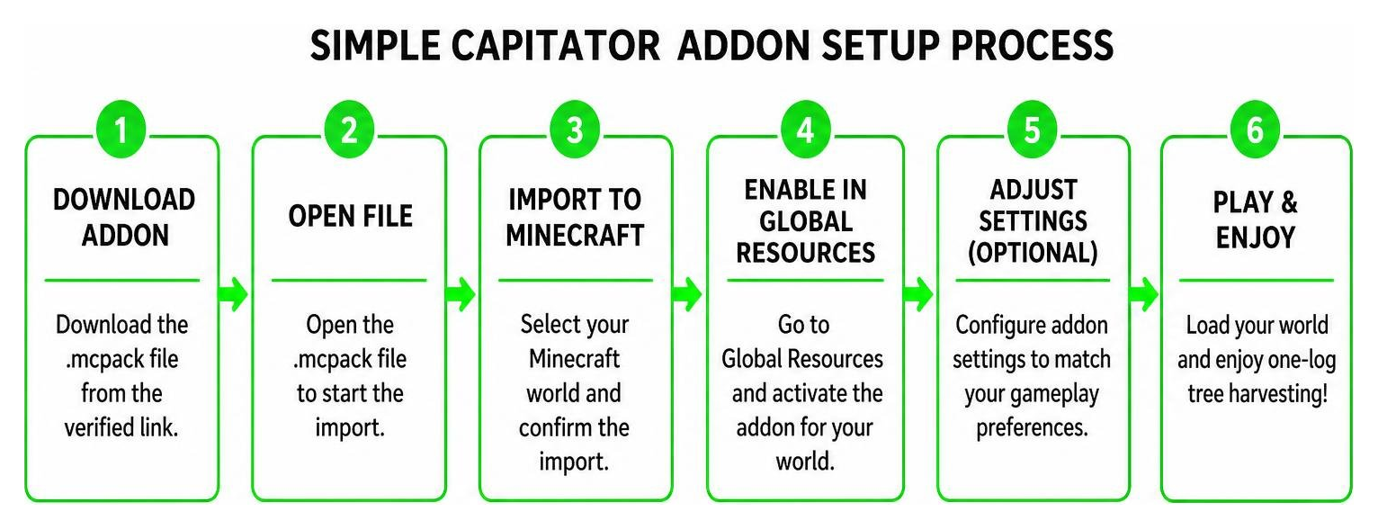 Simple Capitator Addon setup process Simple Capitator Addon setup process